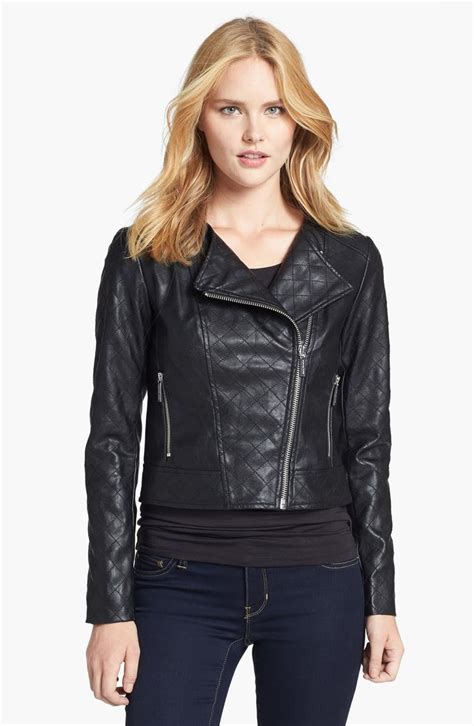 michael kors ta faux leather jacket|MICHAEL Michael Kors Faux Leather Flight Jacket on SALE.